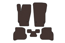Volkswagen Polo 2010-2017 Tapis en caoutchouc Carsuit (HB, 3/5 portes, marron) photo 1