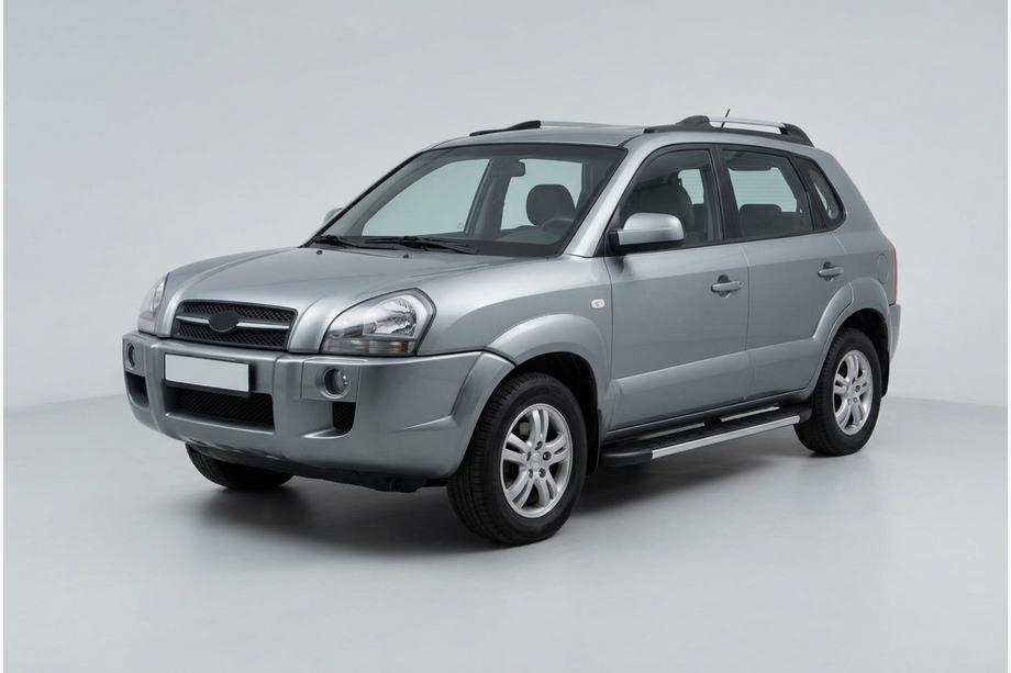 Hyundai Tucson JM 2004- Marchepieds Latéraux Duru (2 pcs, Aluminium) Image