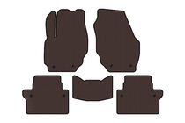 Volvo S80 2006-2016 Tapis en Caoutchouc Carsuit (Marron) photo 1