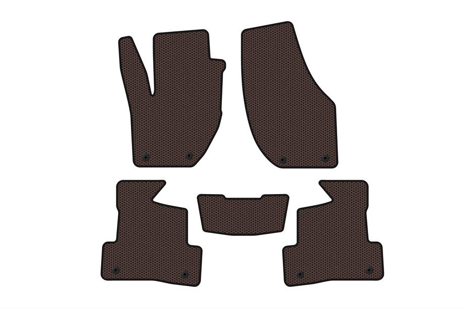 Volvo V40 2012- Tapis en caoutchouc Carsuit (2012-2016, HB, marron) Photo 1