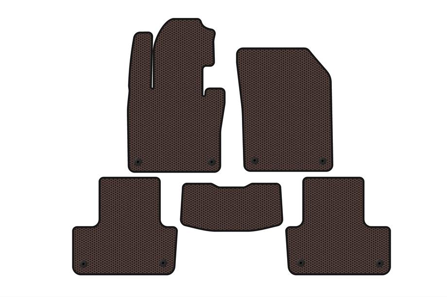 Volvo XC60 2017- Tapis en Caoutchouc Carsuit (Marron) Image