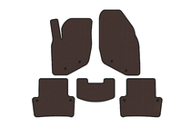 Volvo XC70 2000-2007 Tapis en Caoutchouc Carsuit (Marron) photo 1