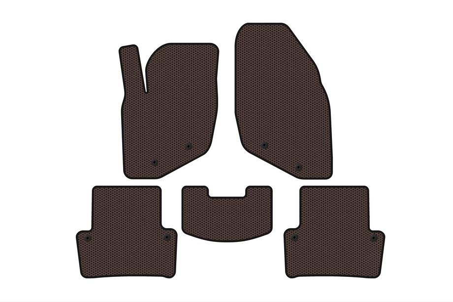 Volvo XC70 2000-2007 Tapis en Caoutchouc Carsuit (Marron) Image