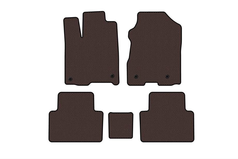 Acura RDX 2012-2018 Tapis en Caoutchouc Carsuit (Marron) Image