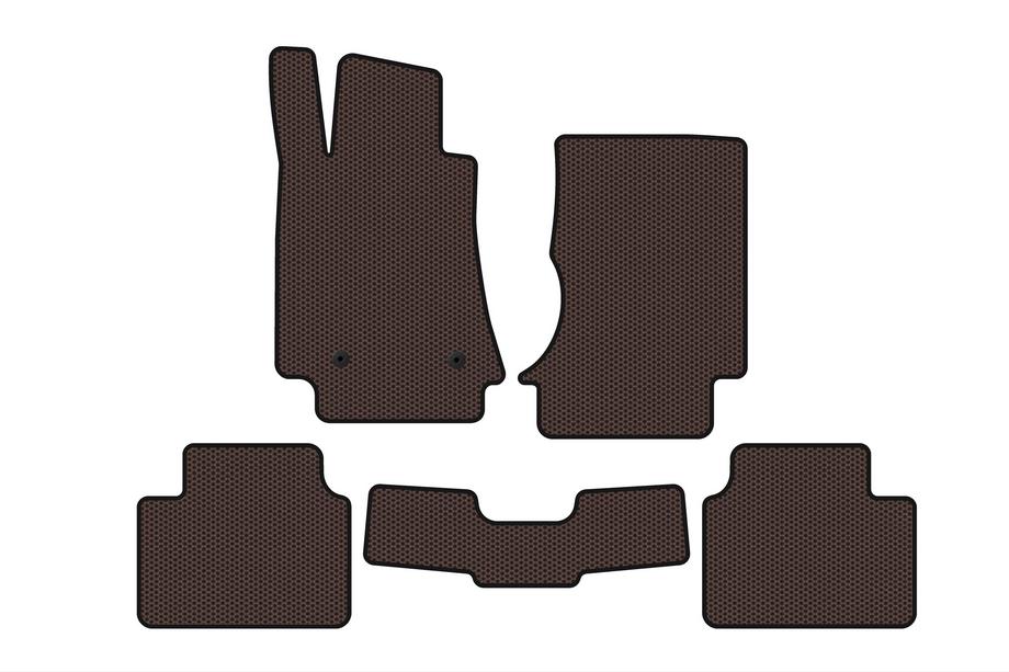 Alfa Romeo Giulia 2016-2022 Tapis en Caoutchouc Carsuit (Marron) Photo 1