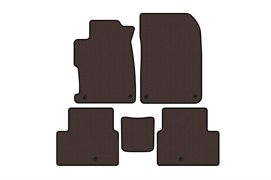 Acura ILX 2012-2022 Tapis en caoutchouc Carsuit (2012-2015, marron) Photo 1