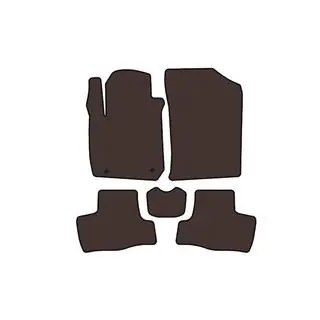 Tapis en Caoutchouc Carsuit (Marron)