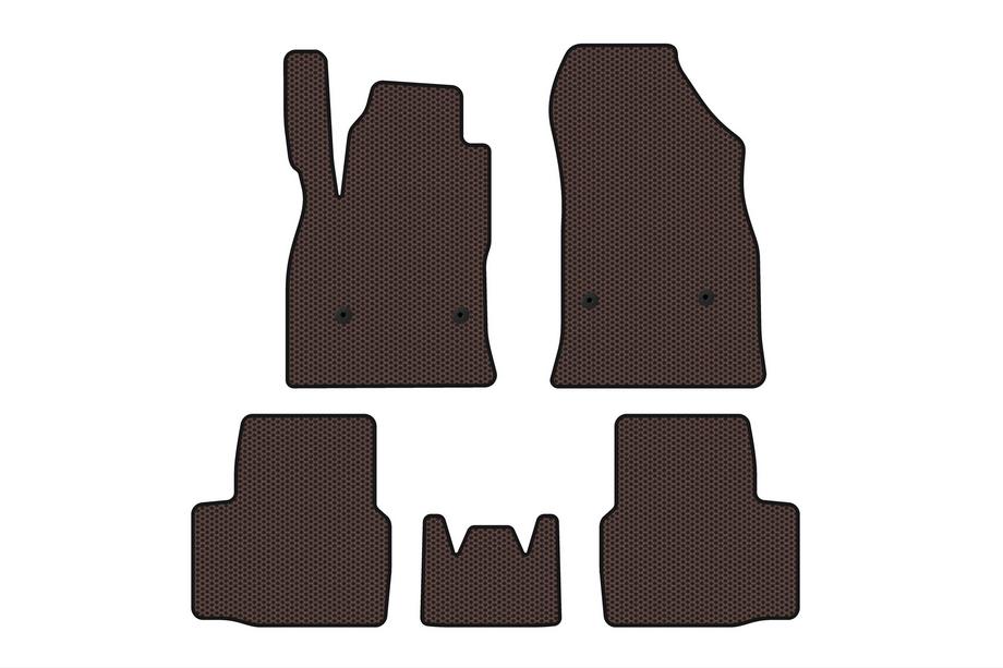 Chevrolet Cruze 2016-2019 Tapis en Caoutchouc Carsuit (SD, Marron) Image