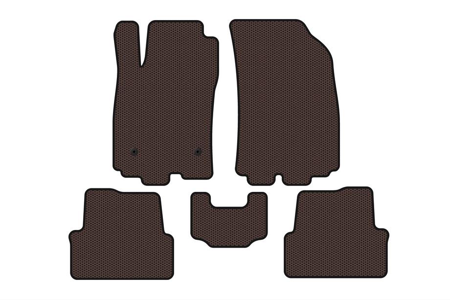 Chevrolet Sonic 2011-2022 Tapis en caoutchouc Carsuit (HB, marron) Image