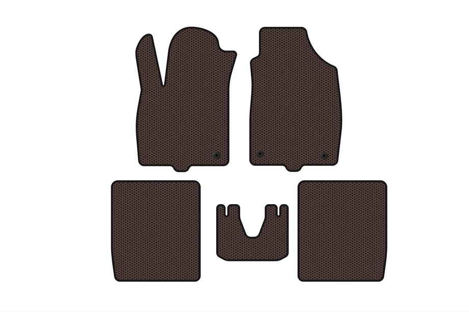 Fiat Panda 2003-2011 Tapis en Caoutchouc Carsuit (Marron) Photo 1
