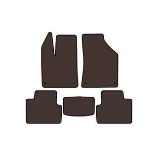 Tapis en Caoutchouc Carsuit (Marron)