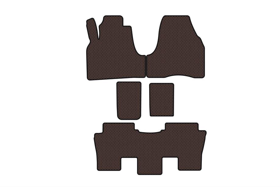 Citroen C-8 2002-2014 Tapis en Caoutchouc Carsuit (Marron) Image