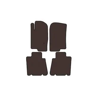 Tapis en caoutchouc Carsuit (2 rangées, marron) photo 1