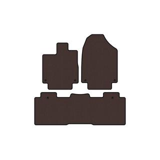 Tapis en caoutchouc Carsuit (2 rangées, marron)