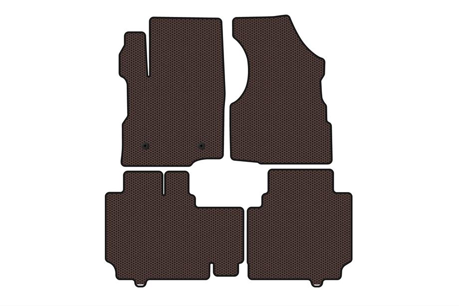 Chevrolet Equinox 2009-2016 Tapis en caoutchouc Carsuit (2015-2017, marron) Image