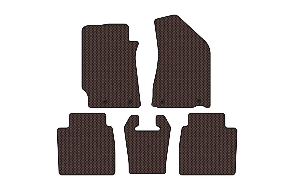 Geely Emgrand EC8 Tapis en Caoutchouc Carsuit (SD, Marron) Image