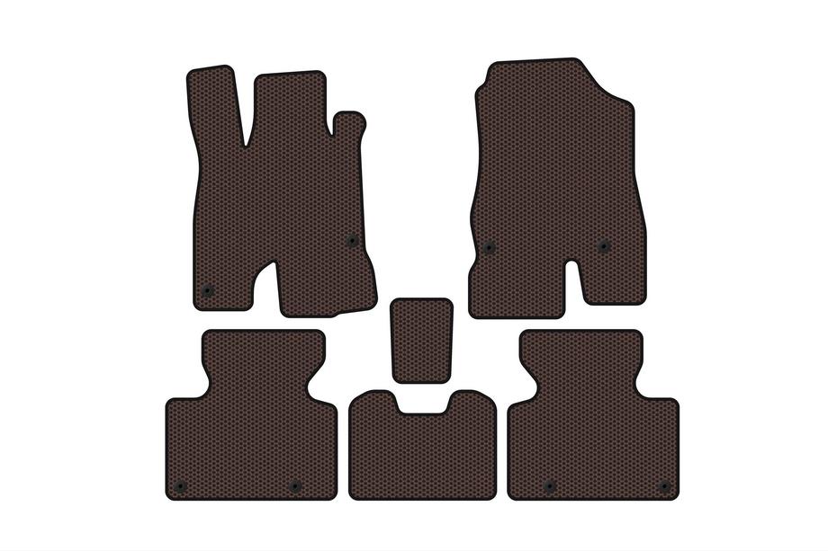 Honda Clarity 2016- Tapis en Caoutchouc Carsuit (Marron) Photo 1