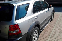 Kia Sorento I BL 2002-2009 Marchepieds Latéraux RedLine V1 (2 pcs, Aluminium) photo 2