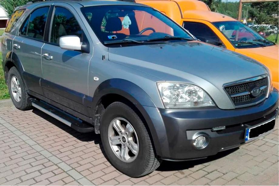 Kia Sorento I BL 2002-2009 Marchepieds Latéraux RedLine V1 (2 pcs, Aluminium) Image