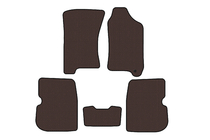 Subaru Forester 1997-2002 Tapis en caoutchouc Carsuit (volant à droite, marron) photo 1