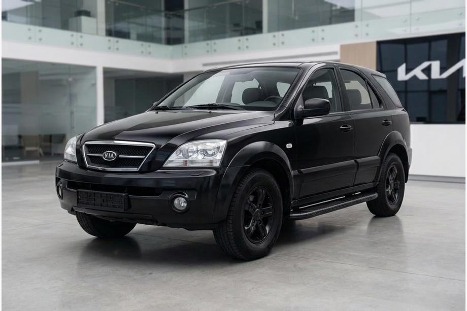 Kia Sorento I BL 2002-2009 Marchepieds Latéraux Bosphorus Black (2 pcs, Aluminium) Image