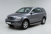 Kia Sorento I BL 2002-2009 Marchepieds Latéraux Tayga Grey (2 pcs, Aluminium) photo 1