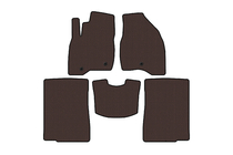 Ford Explorer 2011-2019 Tapis en caoutchouc Carsuit (2015-2017, 2 rangées, 7 places, marron) photo 1