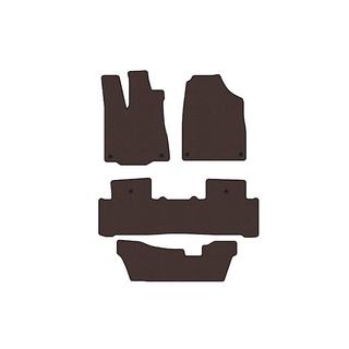 Tapis en caoutchouc Carsuit (3 rangées, marron) Acura MDX 2013-2020 photo 1