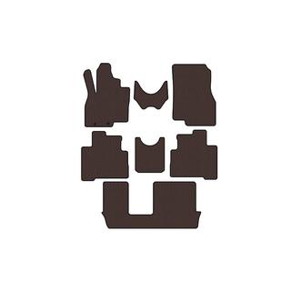 Tapis en caoutchouc Carsuit (3 rangées, marron) Mitsubishi Grandis 2003-2011 photo 1