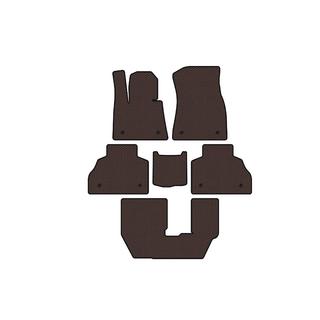 Tapis en caoutchouc Carsuit (3 rangées, marron) BMW X7 G07 2019- photo 1