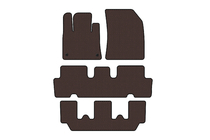 Citroen C-4 Picasso 2013–2022 Tapis en caoutchouc Carsuit V1 (3 rangées, marron) photo 1