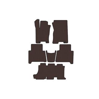 Tapis en caoutchouc Carsuit (3 rangées, marron) photo 1