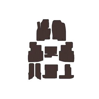 Tapis en caoutchouc Carsuit (3 rangées, 7 places, marron) photo 1