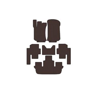 Tapis en caoutchouc Carsuit (3 rangées, marron) Mercedes R-class W251 2005-2017 photo 1