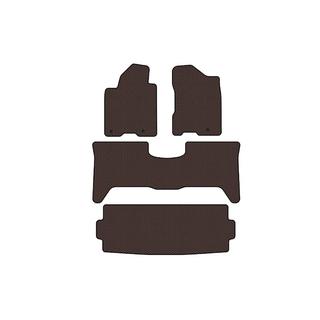Tapis en caoutchouc Carsuit (3 rangées, 2003-2008 marron) Nissan Armada 2003-2015 photo 1