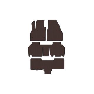 Tapis en caoutchouc Carsuit (3 rangées, 5 portes/7 places, marron) Renault Kangoo 2008–2020 photo 1