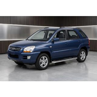 Marchepieds Latéraux Maydos V1 (2 pcs, Aluminium & Inox) Kia Sportage 2004-2010 photo 1
