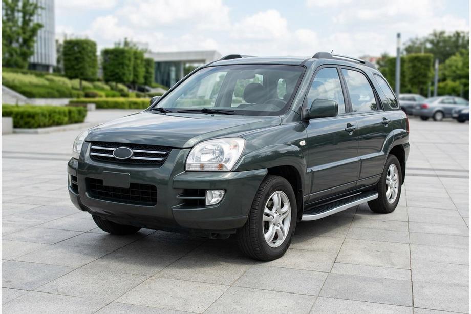 Kia Sportage 2004-2010 Marchepieds Latéraux Tayga Grey (2 pcs, Aluminium) Image