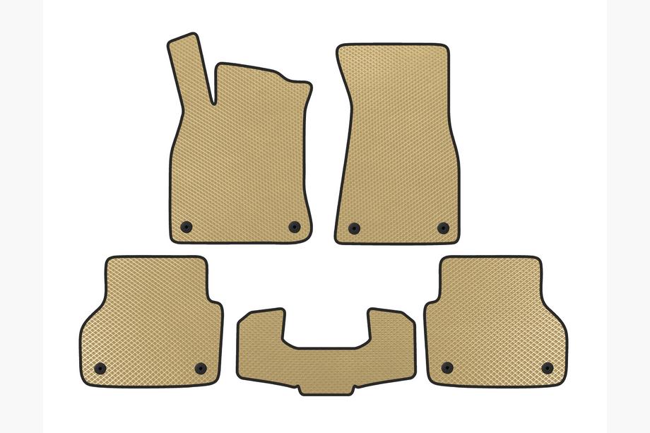 Audi A6 C8 2018–2025 Tapis de sol EVA V1 (Beige) Image
