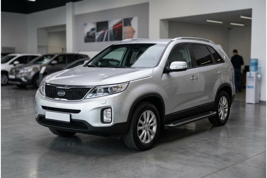 Kia Sorento II XM 2009-2014 Marchepieds Latéraux Allmond Black (2 pcs, Aluminium) Image