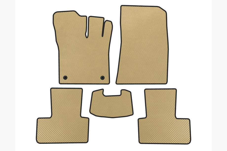 Renault Captur 2019- Tapis de sol EVA (Beige) Image