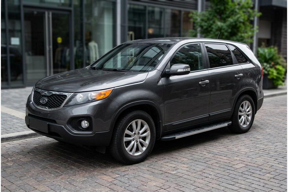 Kia Sorento II XM 2009-2014 Marchepieds Latéraux Duru (2 pcs, Aluminium) 2013-2016 Image