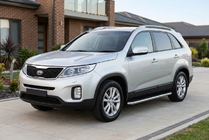Kia Sorento II XM 2009-2014 Marchepieds Latéraux Maydos V1 (2 pcs, Aluminium & Inox) photo 1