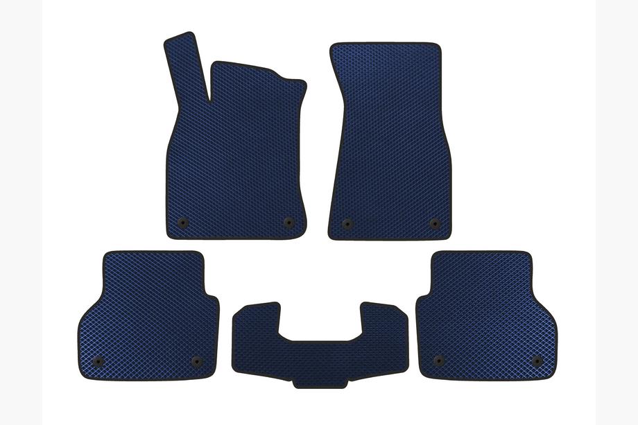 Audi A6 C8 2018–2025 Tapis de sol EVA V1 (Bleu) Image