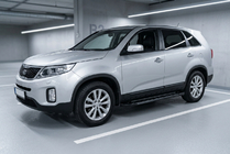 Kia Sorento II XM 2009-2014 Marchepieds Latéraux RedLine Black (2 pcs, Aluminium) 2013-2016 photo 1
