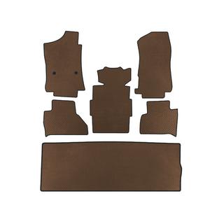 Tapis de sol EVA (3 rangées, marron)