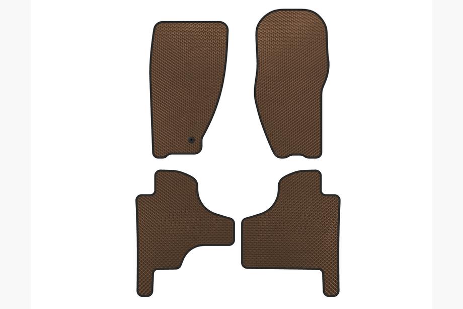 Jeep Cherokee/Liberty 2007-2013 Tapis de sol EVA (Marron) Image