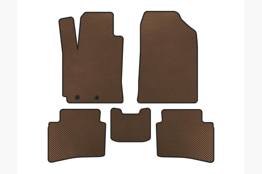 Kia Rio 2017- Tapis de sol EVA (X-Line, marron) Image