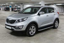 Kia Sportage 2010-2015 Marchepieds Latéraux Tayga Grey (2 pcs, Aluminium) photo 1