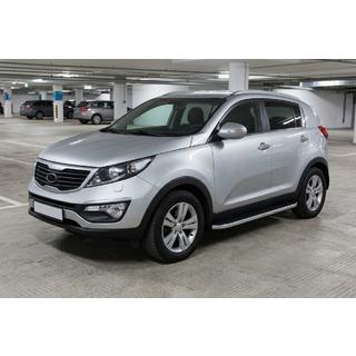 Marchepieds Latéraux Tayga Grey (2 pcs, Aluminium) Kia Sportage 2010-2015 photo 1
